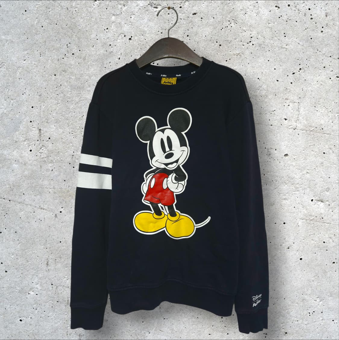 펠틱스 X 미키마우스 기모 맨투맨 네이비 (95/M) 상품이미지1