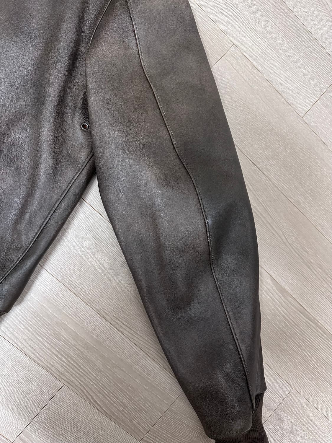 페라라 코리아 A2 A-2 양가죽 자켓 다크 브라운 L 사이즈 상품이미지6