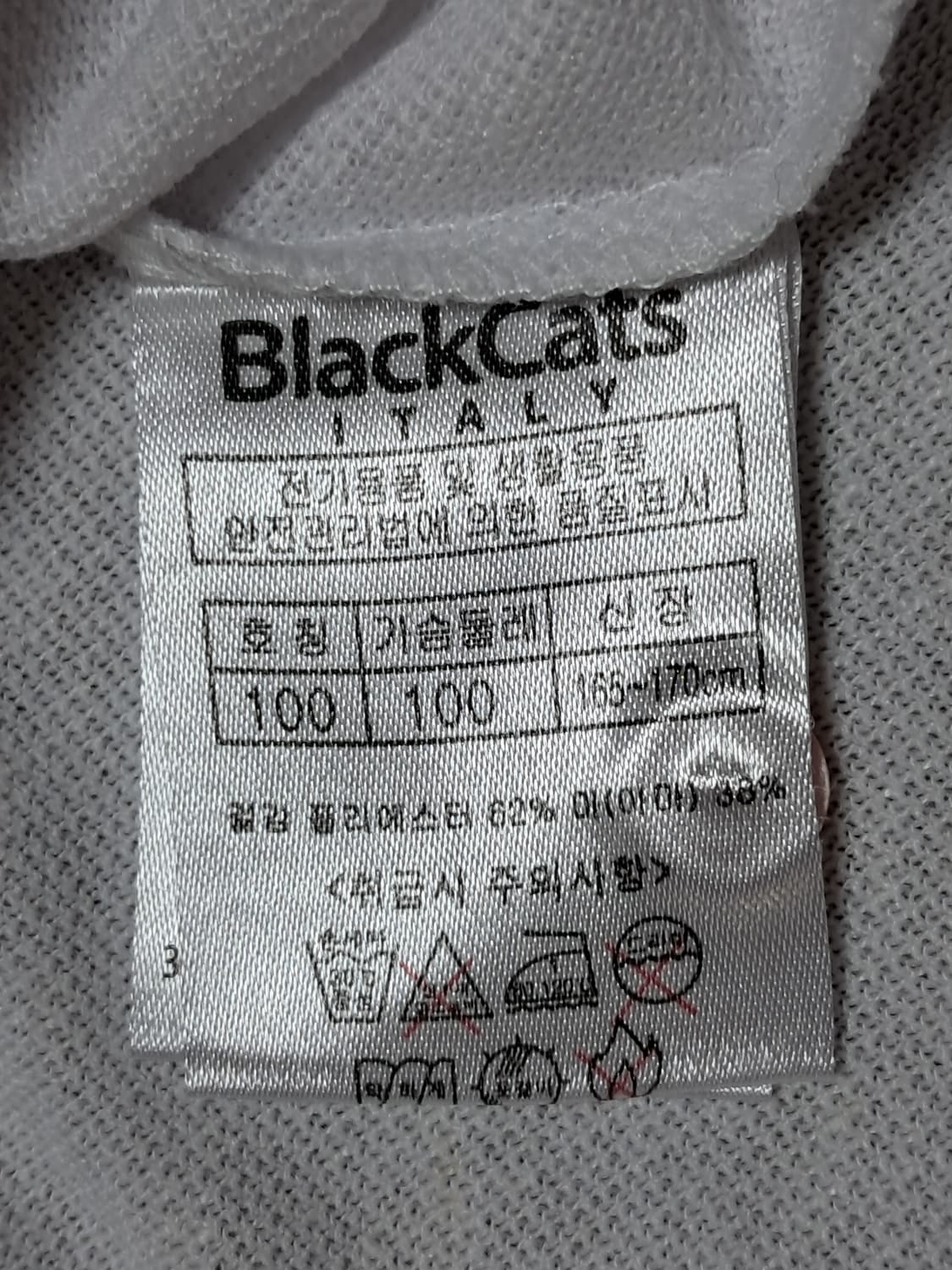 블랙캣츠 여성 린넨 반팔티 100 상품이미지9