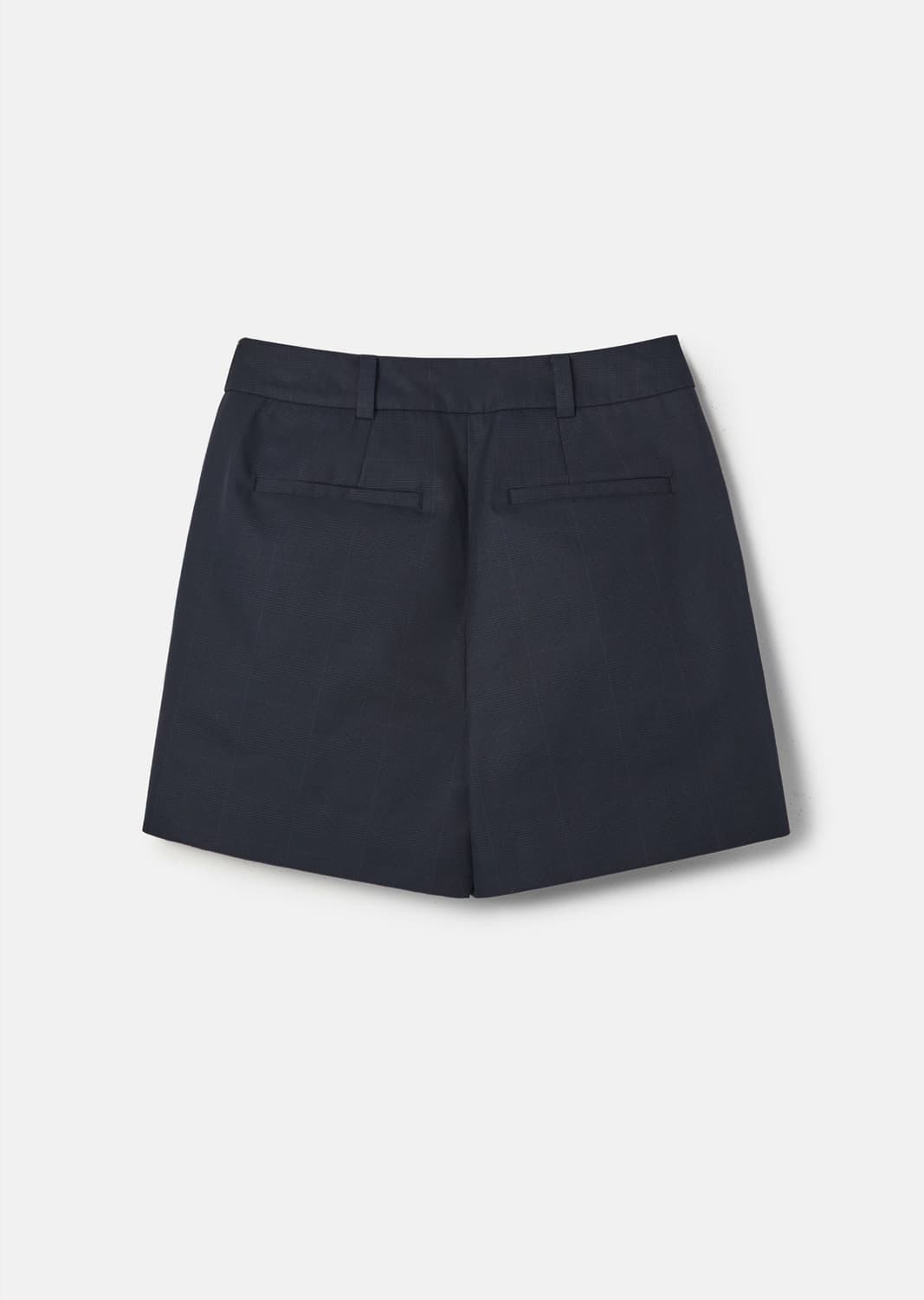 (새제품)S/e/o 에스이오 raw edge shorts navy 반바지 상품이미지2