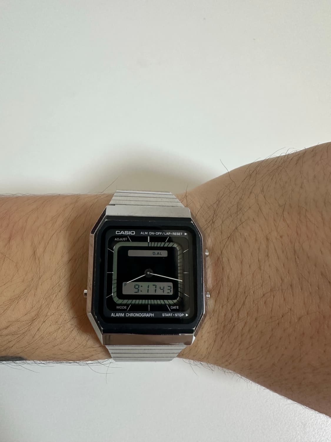 80s 카시오 빈티지 재팬 아나디지 시계 상품이미지2