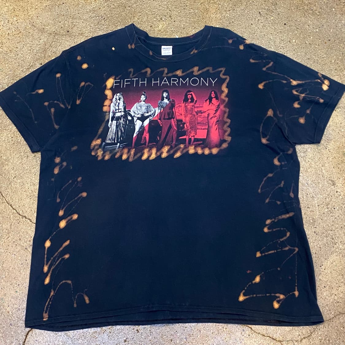 미국 빈티지 피프티 하모니 FIFTY HARMONY 락티셔츠 반팔티 상품이미지2