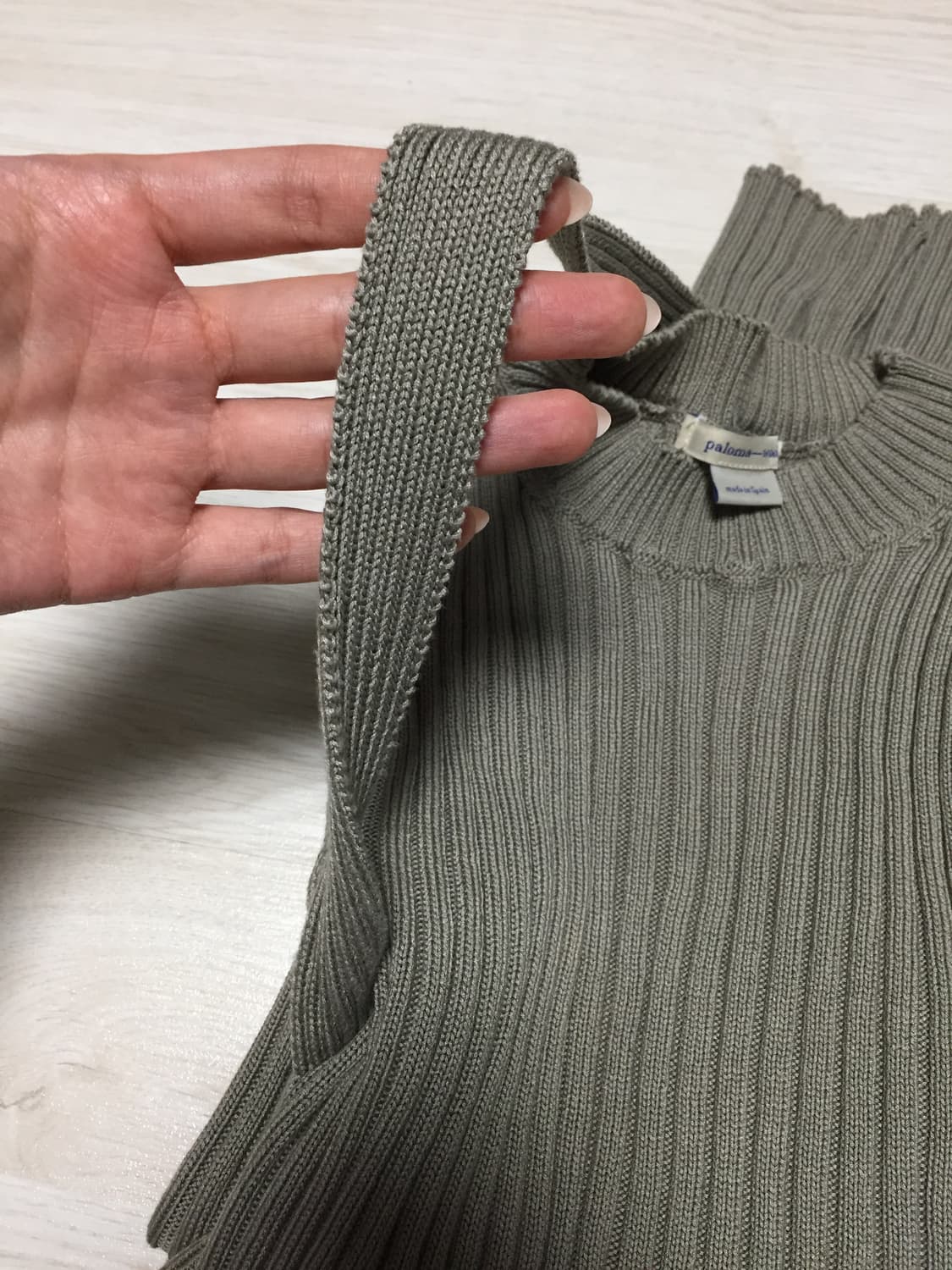 [s] 팔로마울 Denys 그린 니트 스웨터 상품이미지7