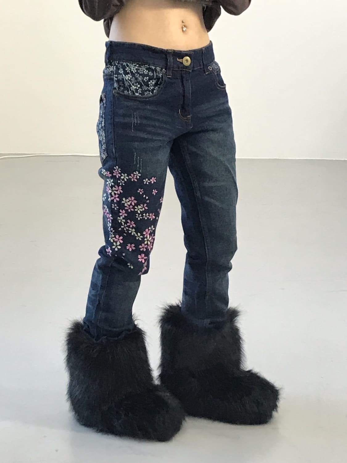 Miyayui Embroidery Patchwork Denim 상품이미지2