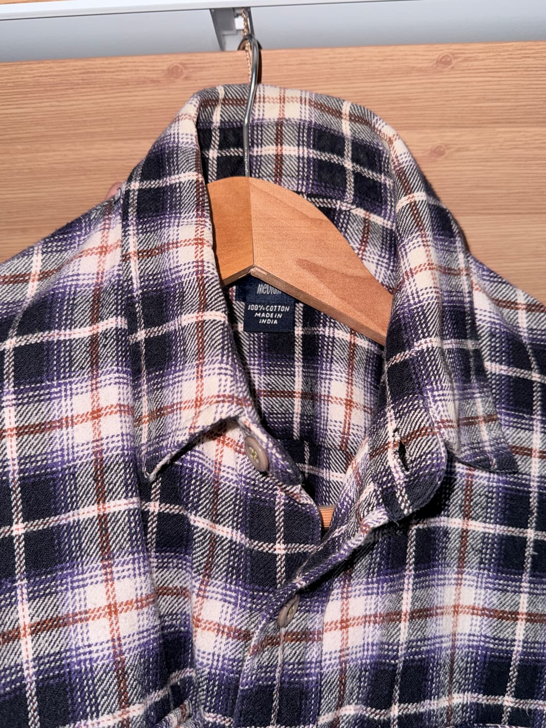 90s 스투시 울 체크 셔츠 상품이미지9