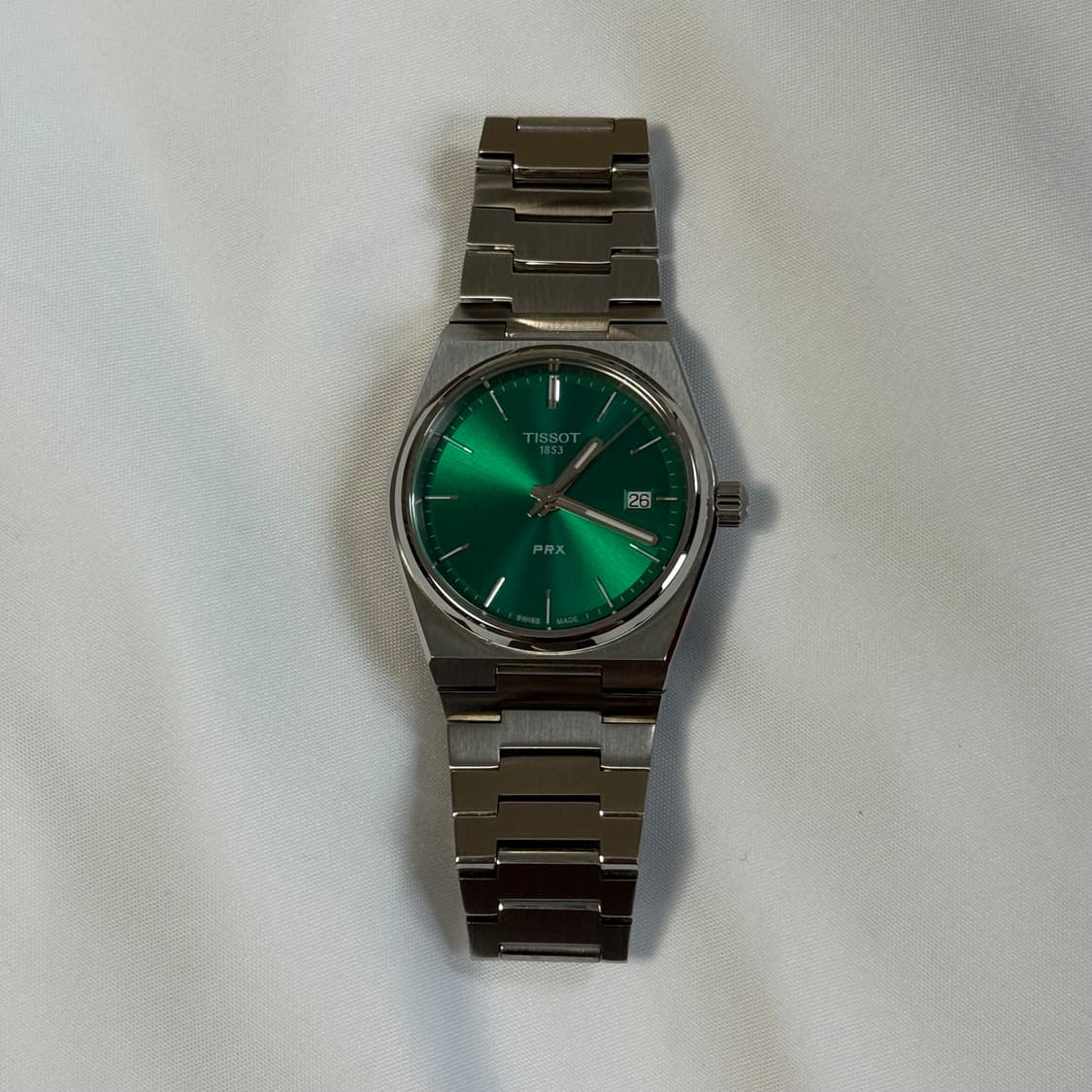 티쏘 prx 쿼츠 35mm 그린 판매합니다 상품이미지3