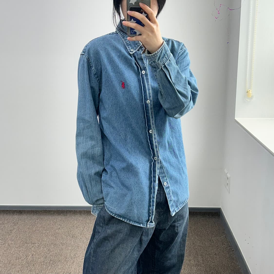 Polo 폴로 레드포니 데님 셔츠 상품이미지2