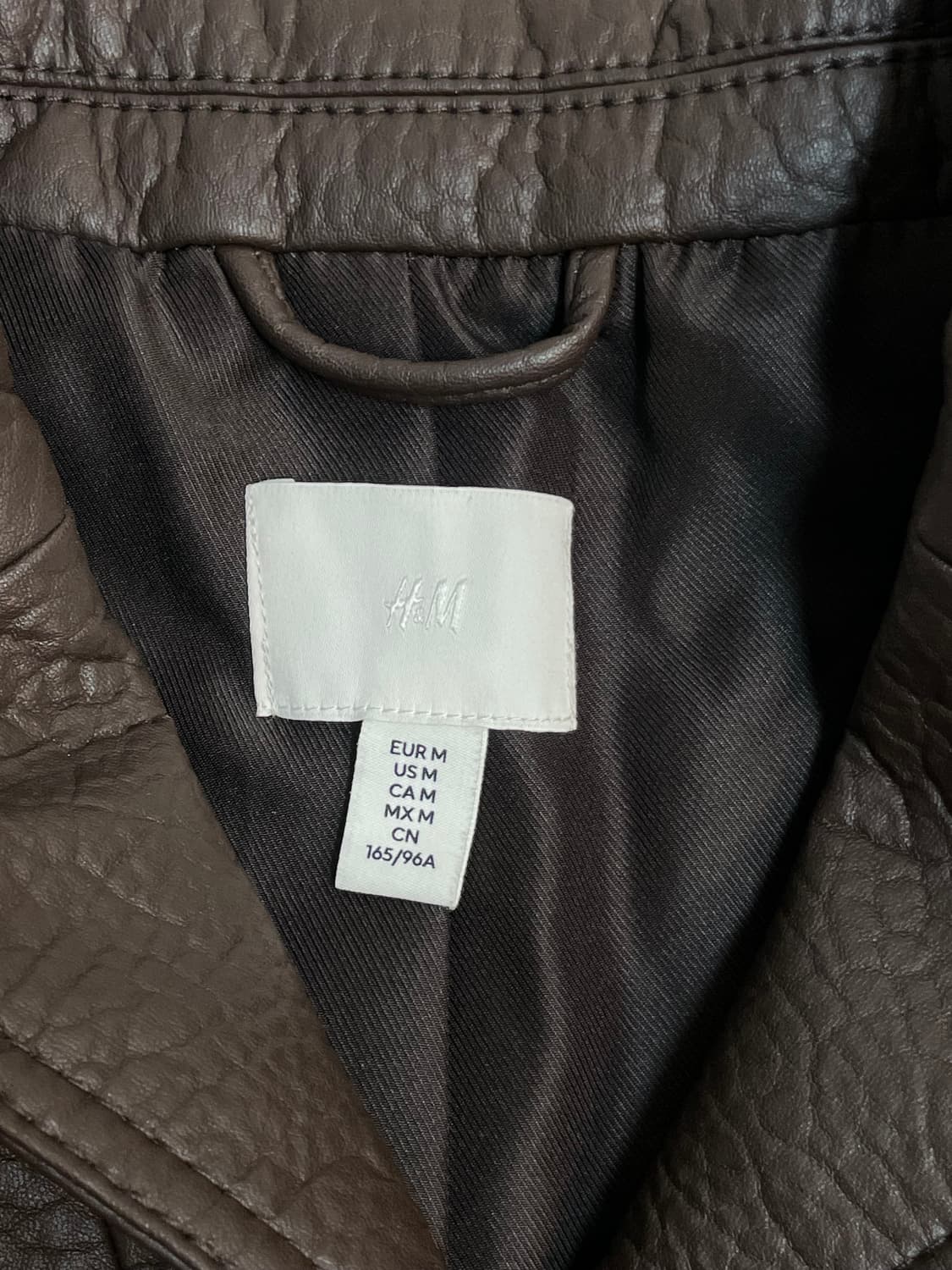 H&M 레더 자켓 상품이미지5