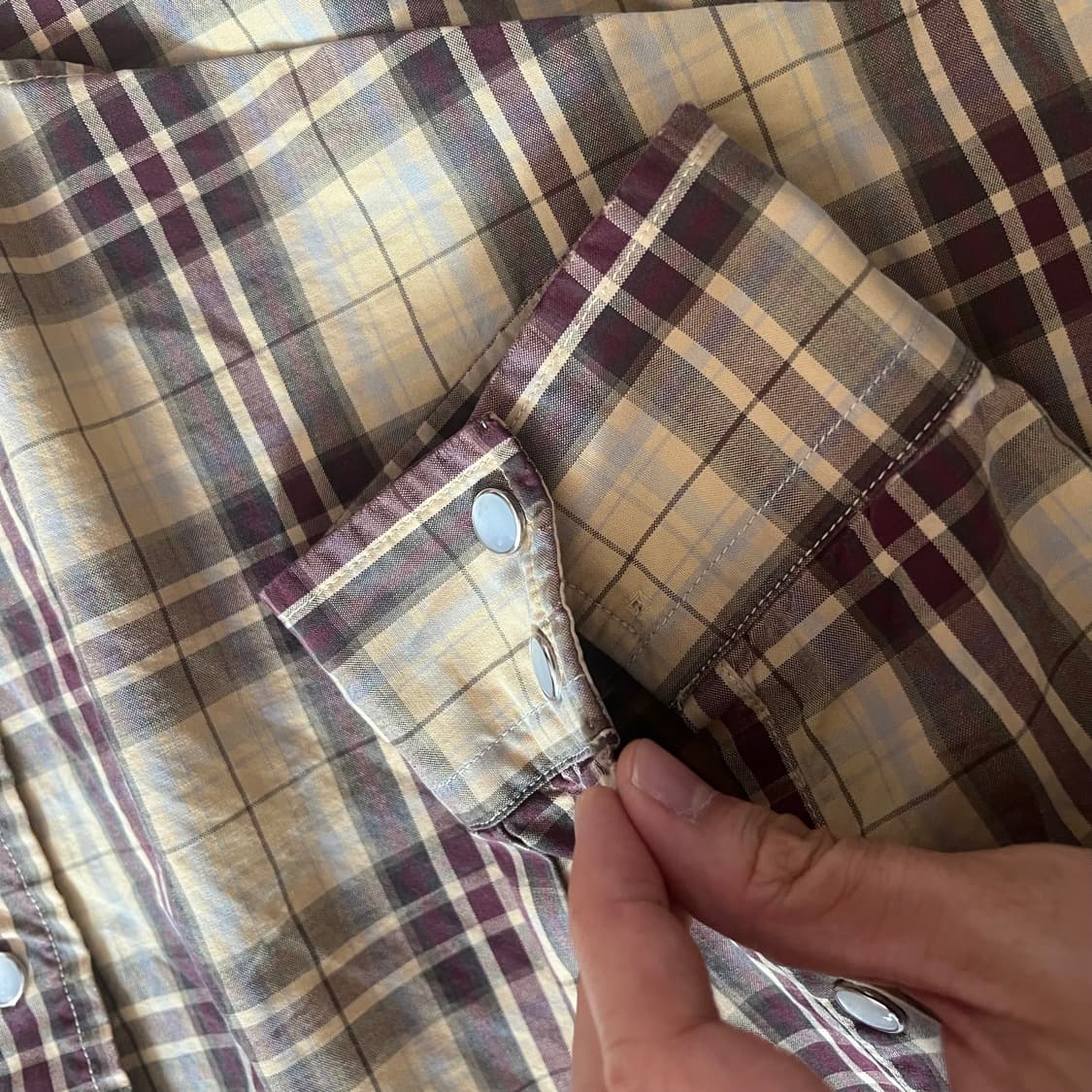 [CARHARTT] 칼하트 스냅버튼 체크패턴 셔츠 상품이미지5