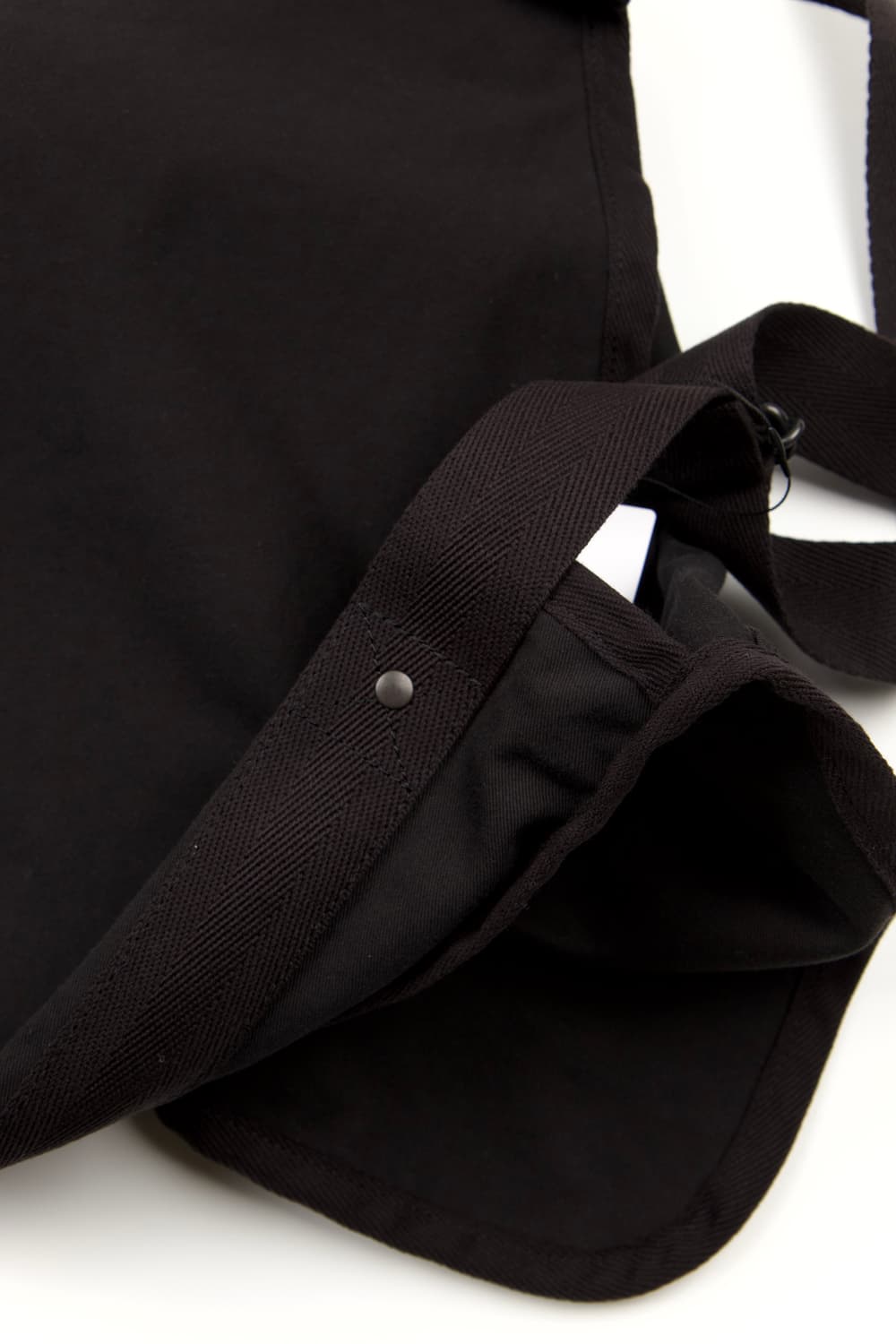 (새상품)MHL 워시드 코튼 드릴 숄더백 블랙 상품이미지3