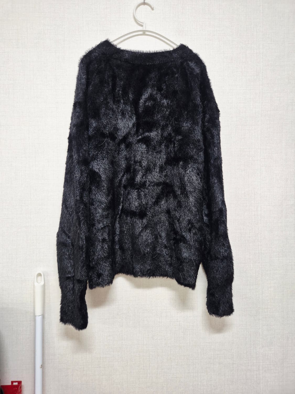 블랙 앙고라 가디건 상품이미지2