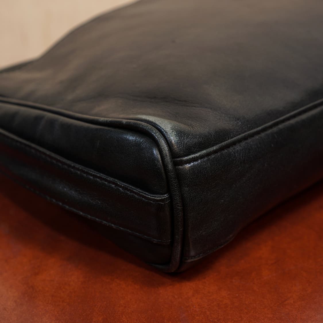 이세이미야케 빈티지 레더 파우치 백 상품이미지8