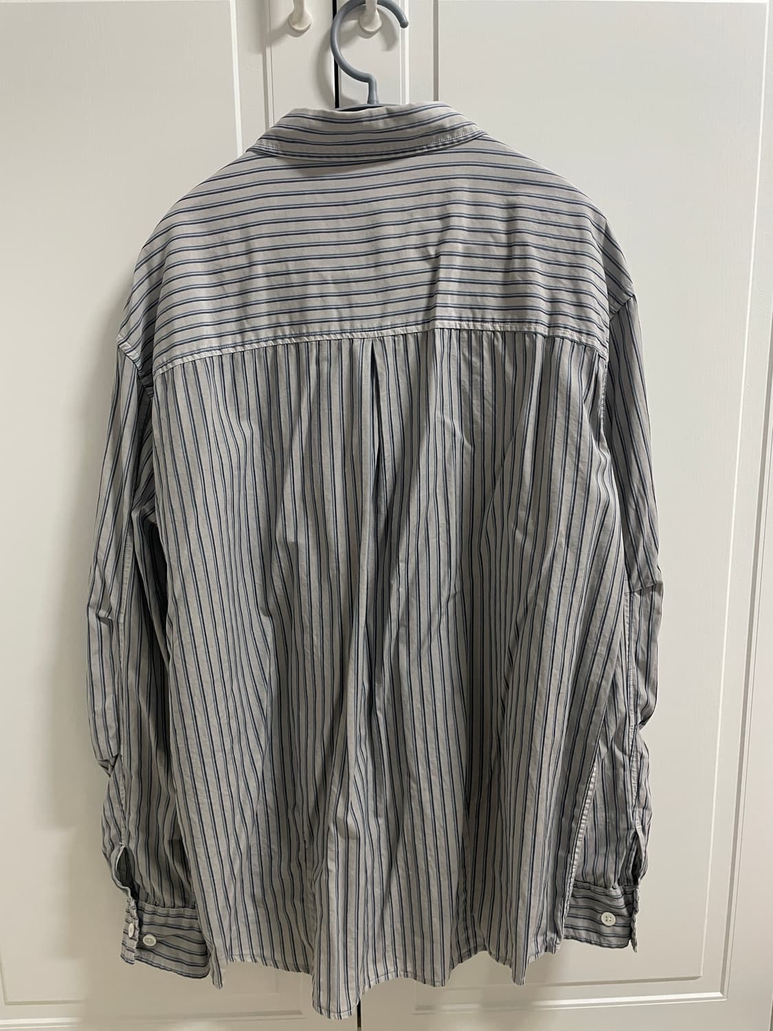 해칭룸 셔츠 2Pk Shirt Long Dobby Stripe Dyed 상품이미지3