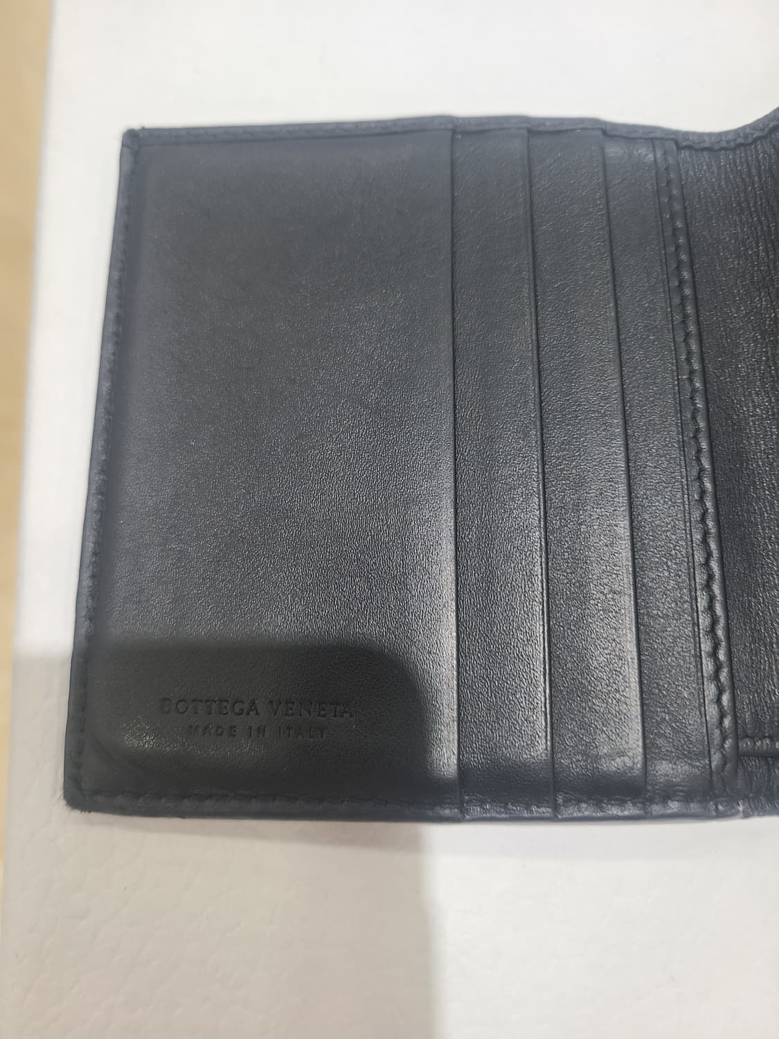 보테가 베네타 남성 반지갑 블랙 상품이미지3