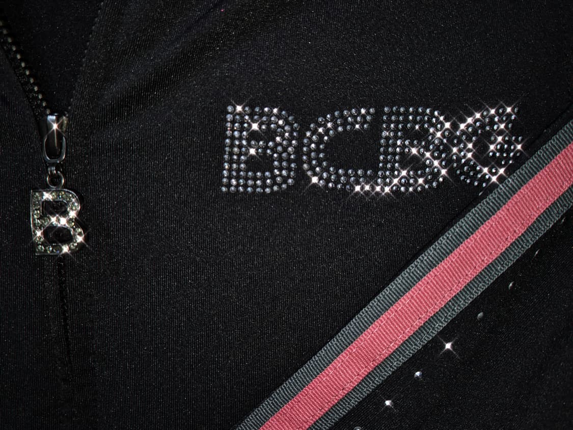 BCBG y2k pink stud hoodie zip-up 상품이미지2