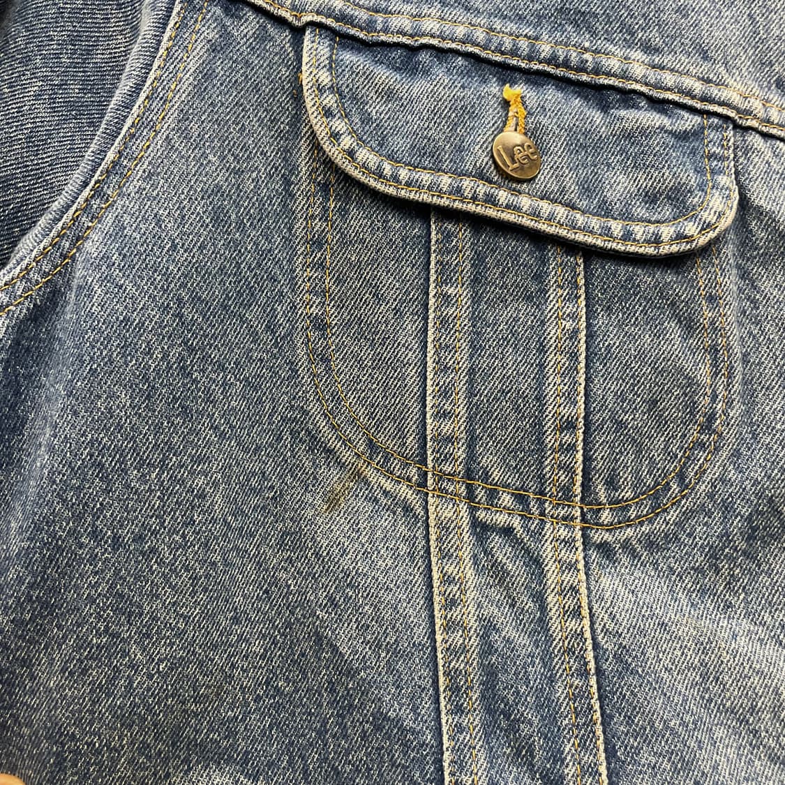 70s Lee Storm Rider 101J 스톰라이더 블랭킷 데님 자켓 상품이미지6