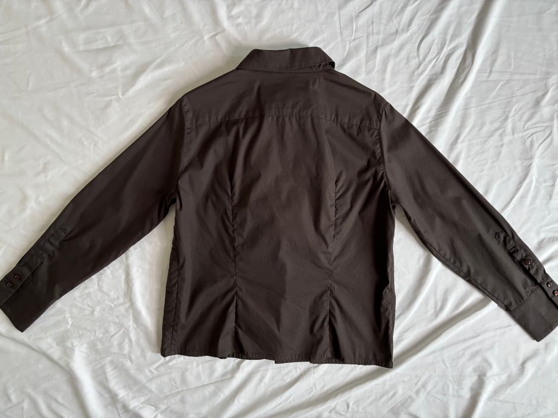 brown ruffle blouse, Max Mara 상품이미지2