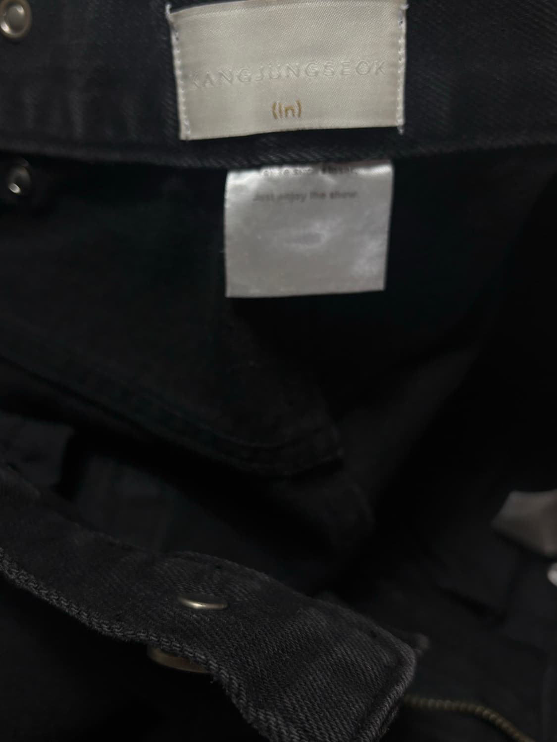 강정석 흑청팬츠 2사이즈 상품이미지2