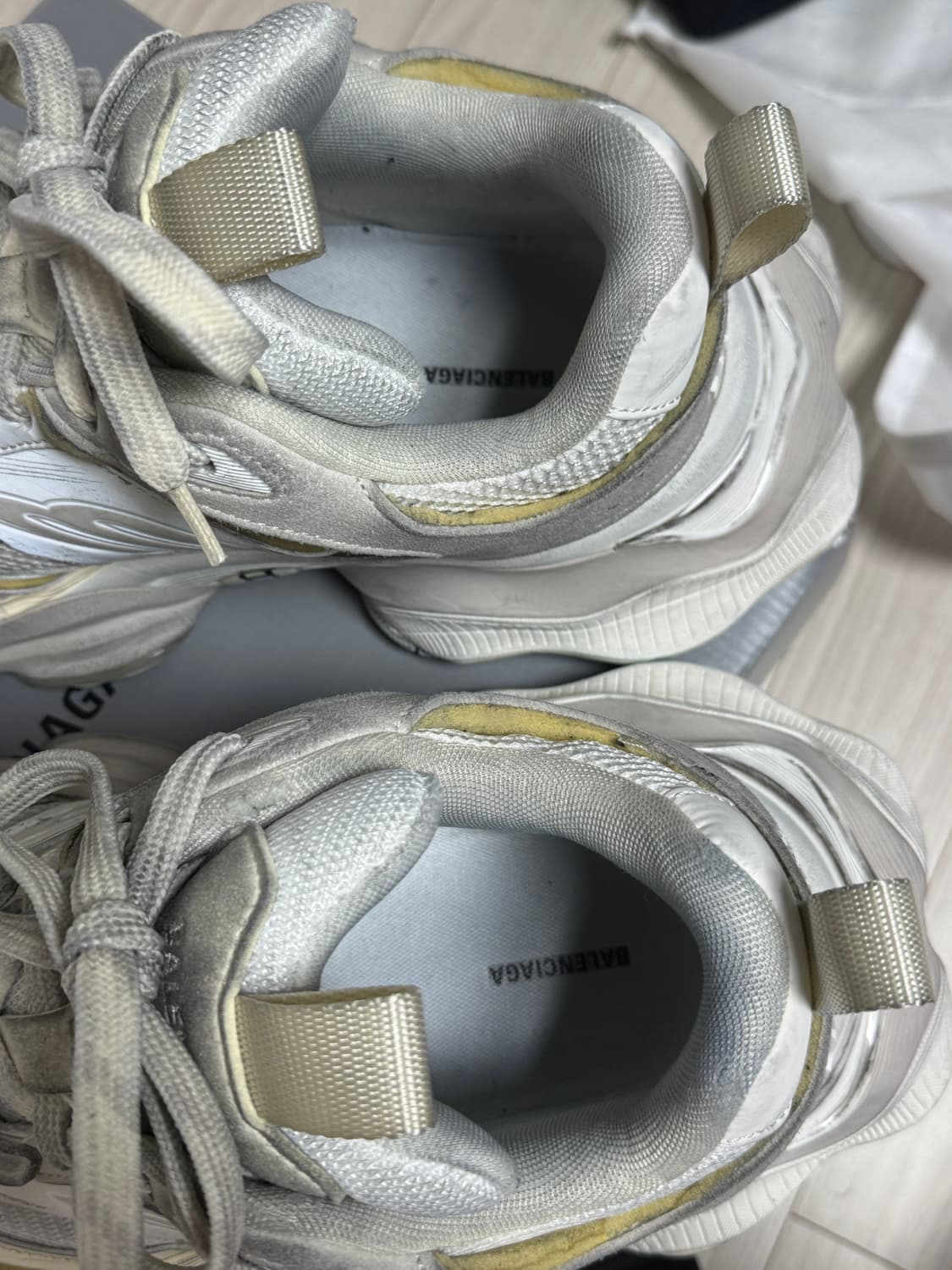 [44] 발렌시아가 카고 스니커즈 베이지 상품이미지7