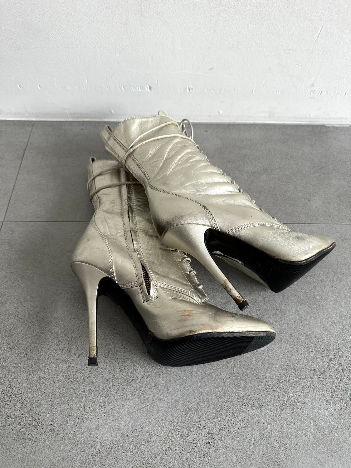 발망 x 쥬세페자노티 실버 힐 복서 부츠 상품이미지7