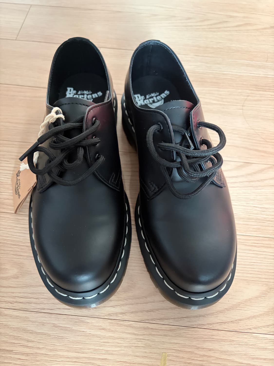 닥터마틴 1461 블랙 스무스 화이트스티치 상품이미지5