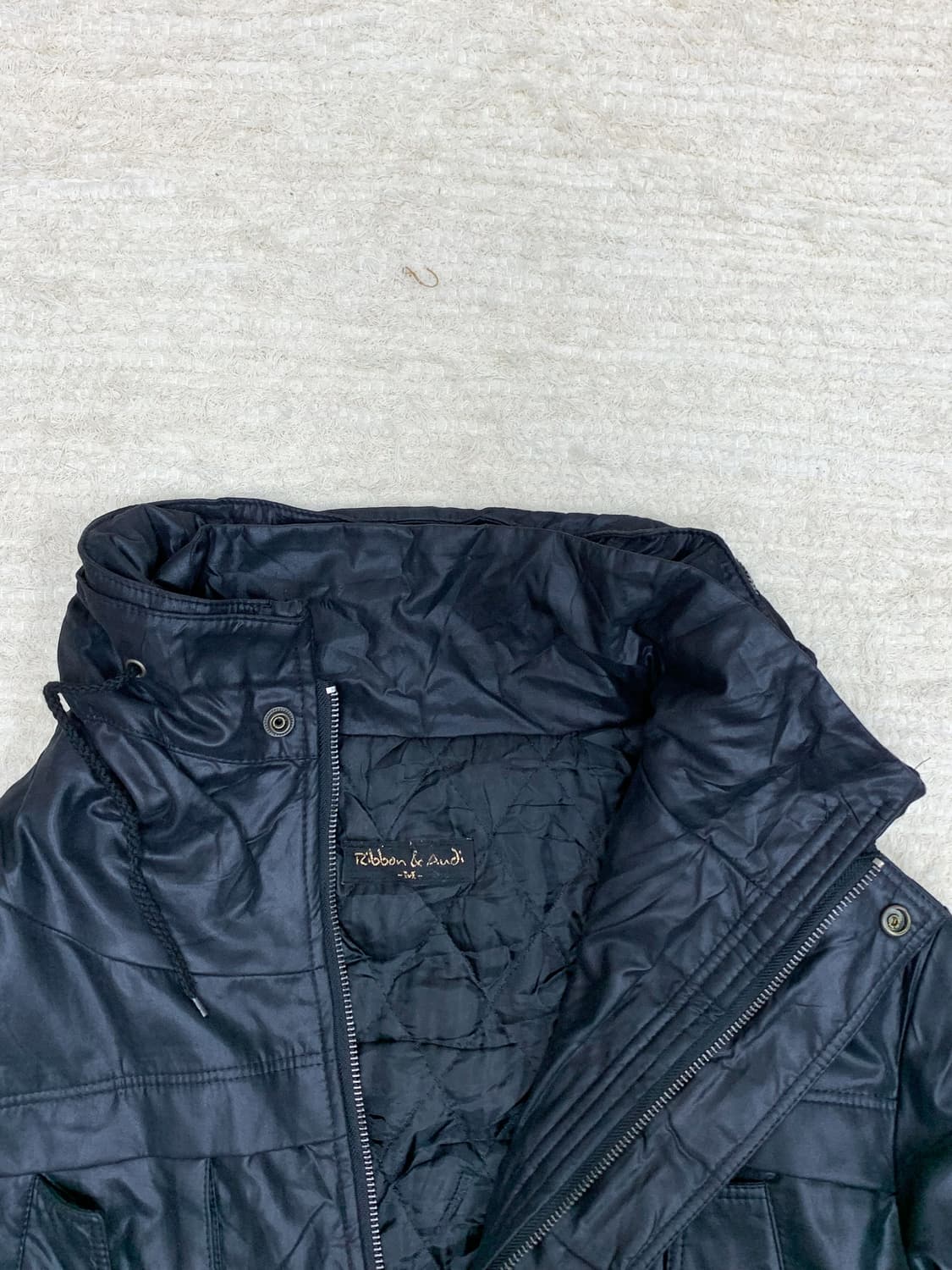 Leather High-Neck Jacket 상품이미지2