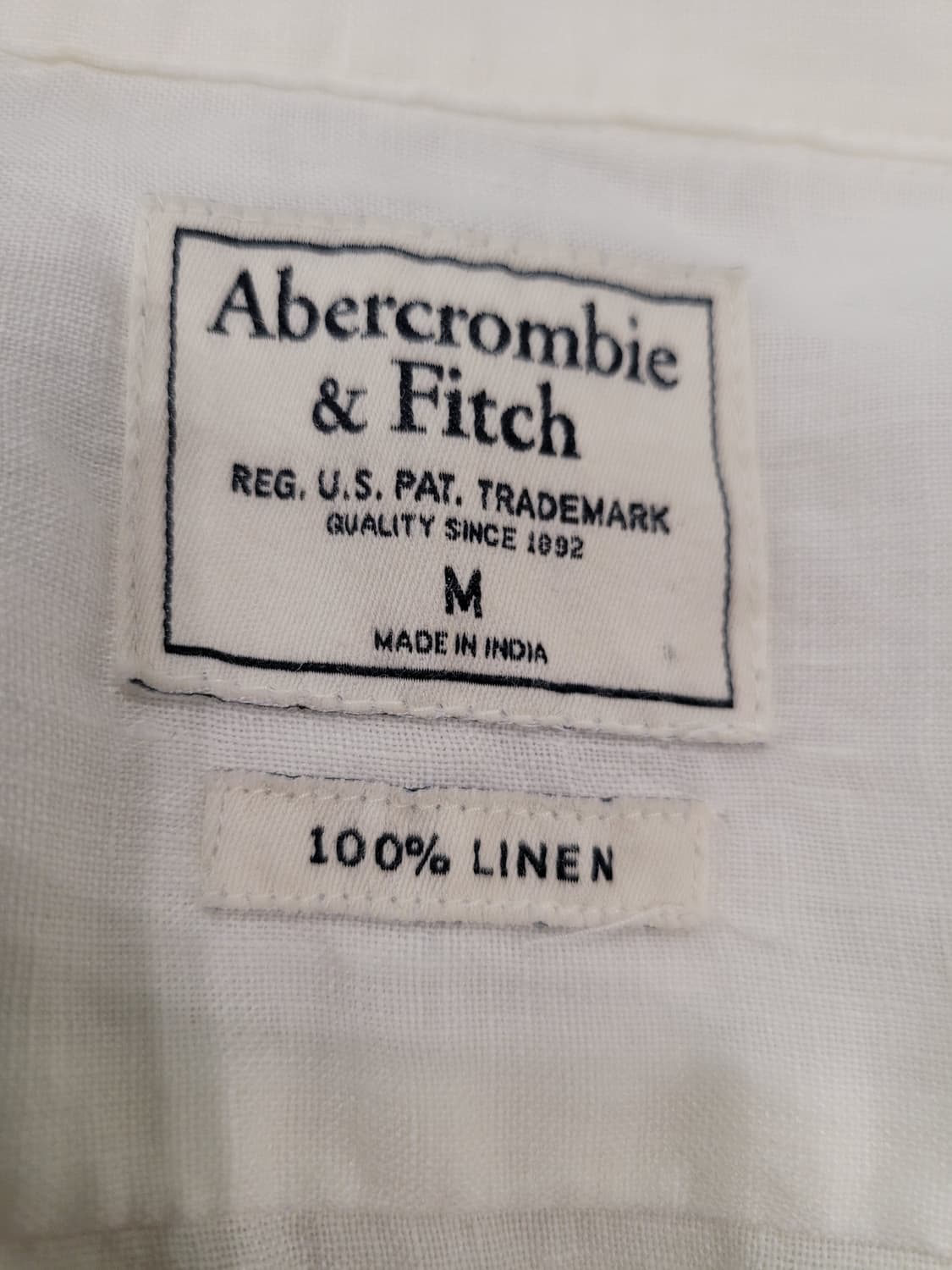 [하와이의 햇살을 담은] 아베크롬비 화이트 린넨 셔츠 판매합니다 🌴 상품이미지4