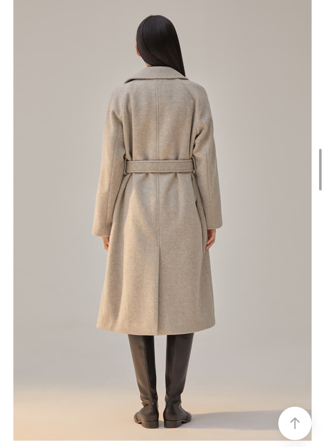 미쏘 롱코트 블랙 S 상품이미지2