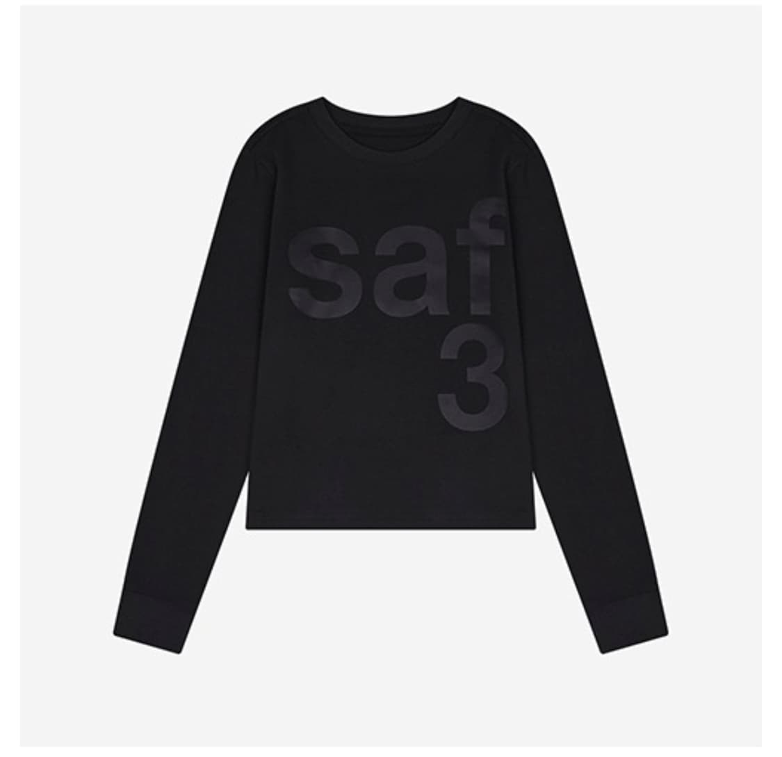 사파리스팟 롱슬리브 긴팔 우먼 1/2 블랙 1사이즈 상품이미지1