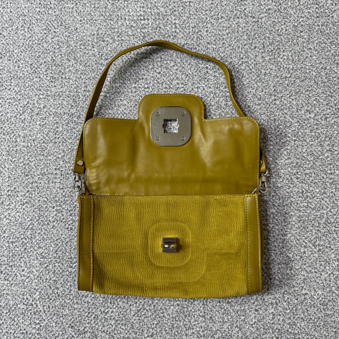 Longcamp 롱샴 모스그린 벨벳 숄더백 상품이미지7