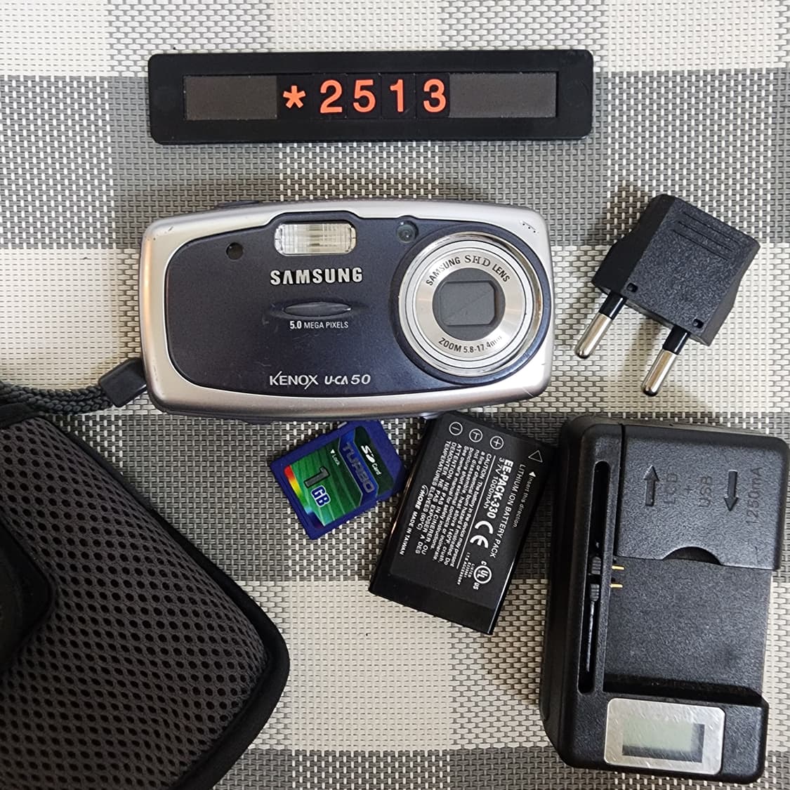 삼성캐녹스 U-CA 50 디지털카메라 파우치포함 상품이미지1