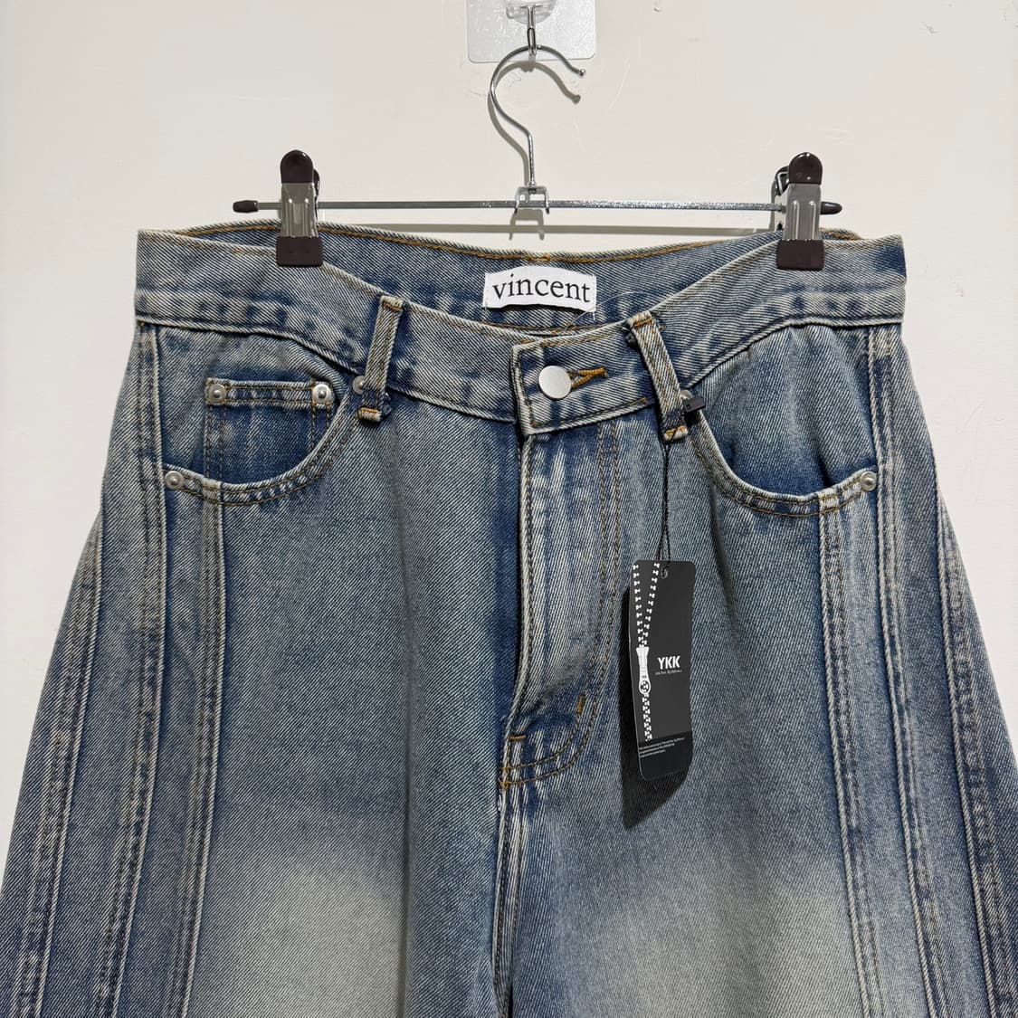 빈센트 와이드 데님팬츠  상품이미지2
