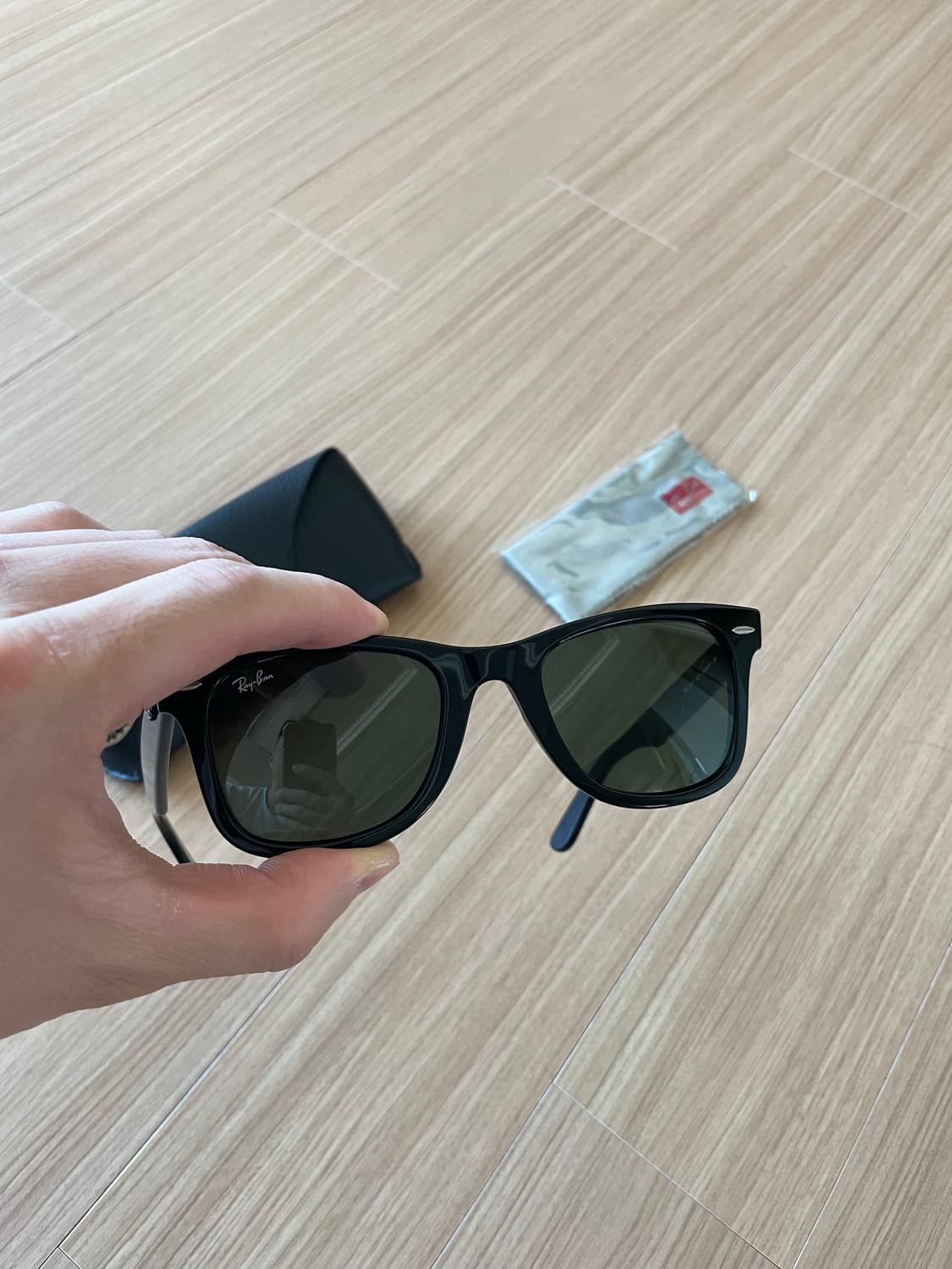 Rayban 레이밴 RB 2140 웨이페어러 50 사이즈 블랙 상품이미지5