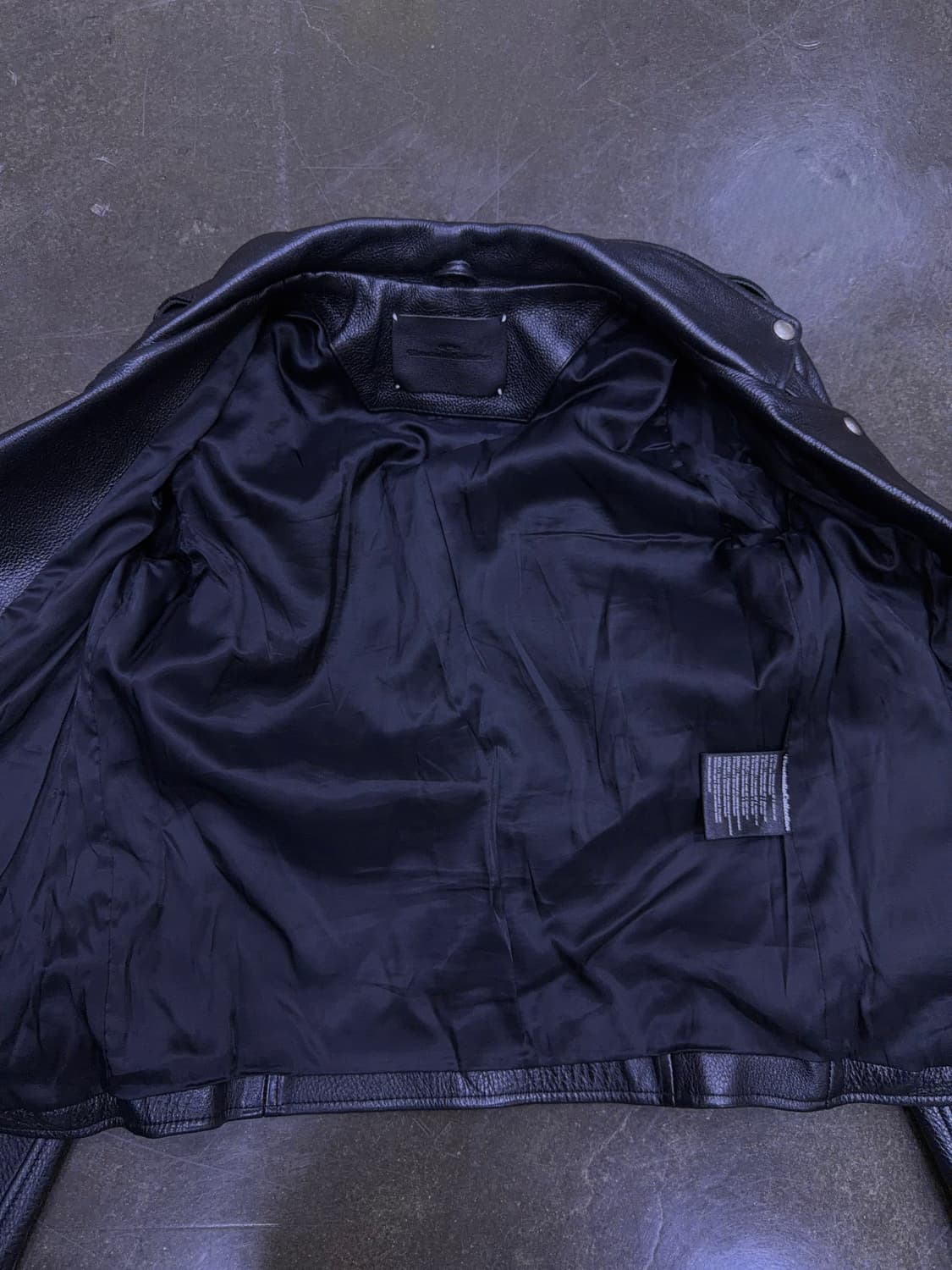 비바스튜디오 우먼스 더블 레더 라이더자켓 L 상품이미지7