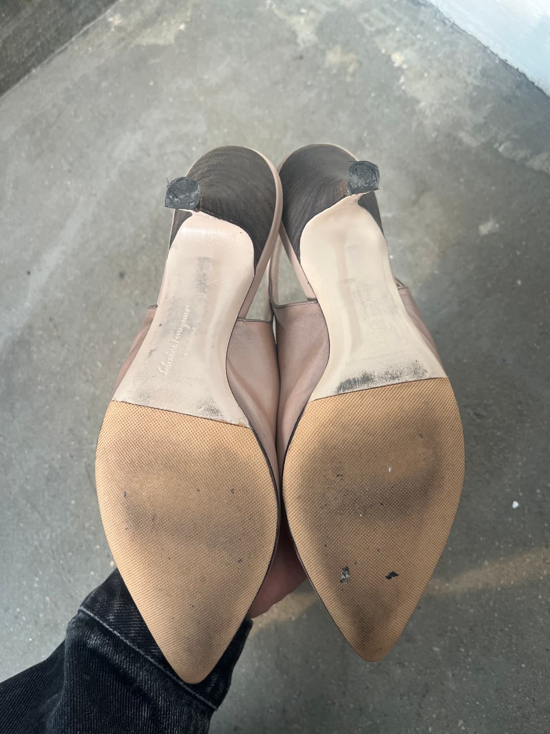 Salvatore Ferragamo 윙팁 스틸레토 힐  상품이미지6