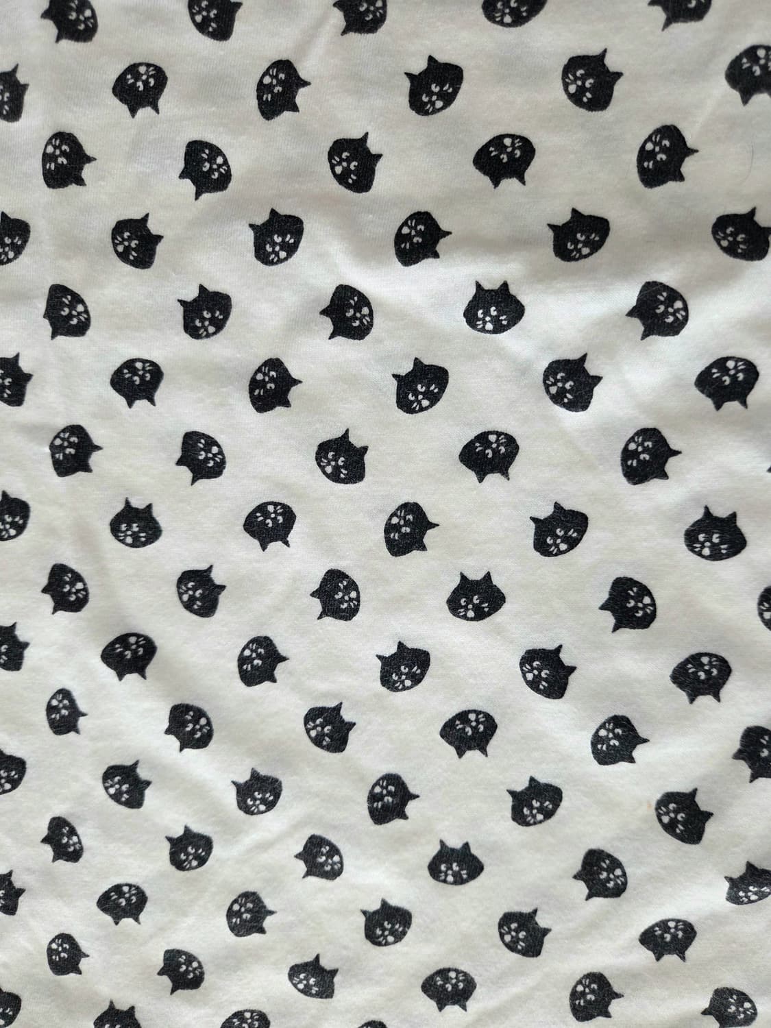 Ne net 고양이 패턴 반팔 티셔츠 상품이미지2