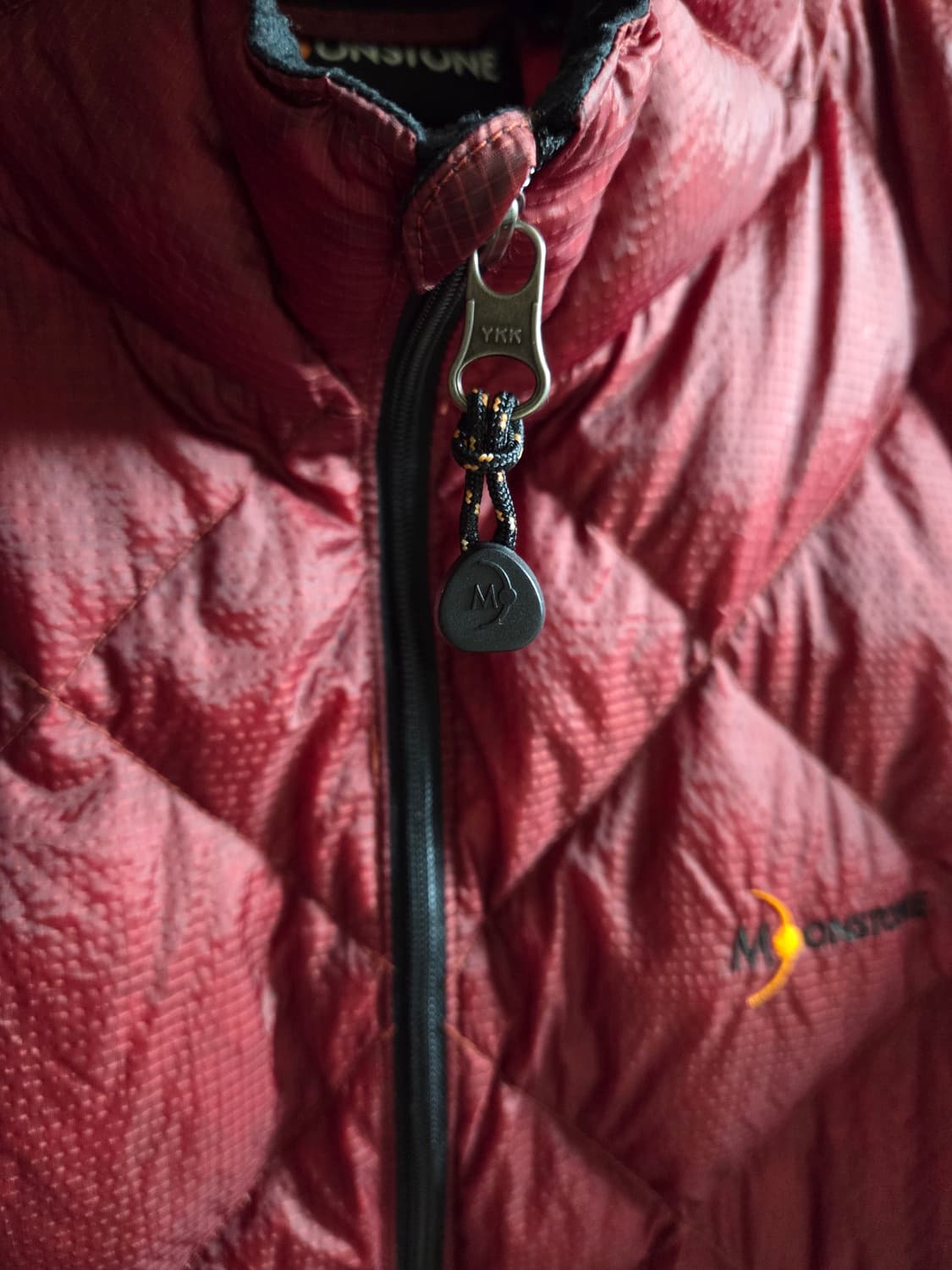 문스톤 구스다운 다이아 퀼팅 경량 패딩 XL 상품이미지3