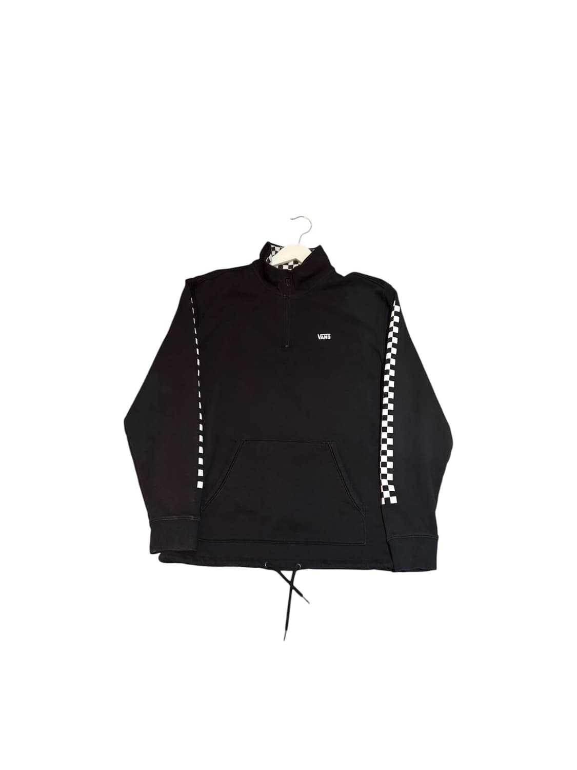 반스 블랙 하프집업 맨투맨 M 상품이미지1