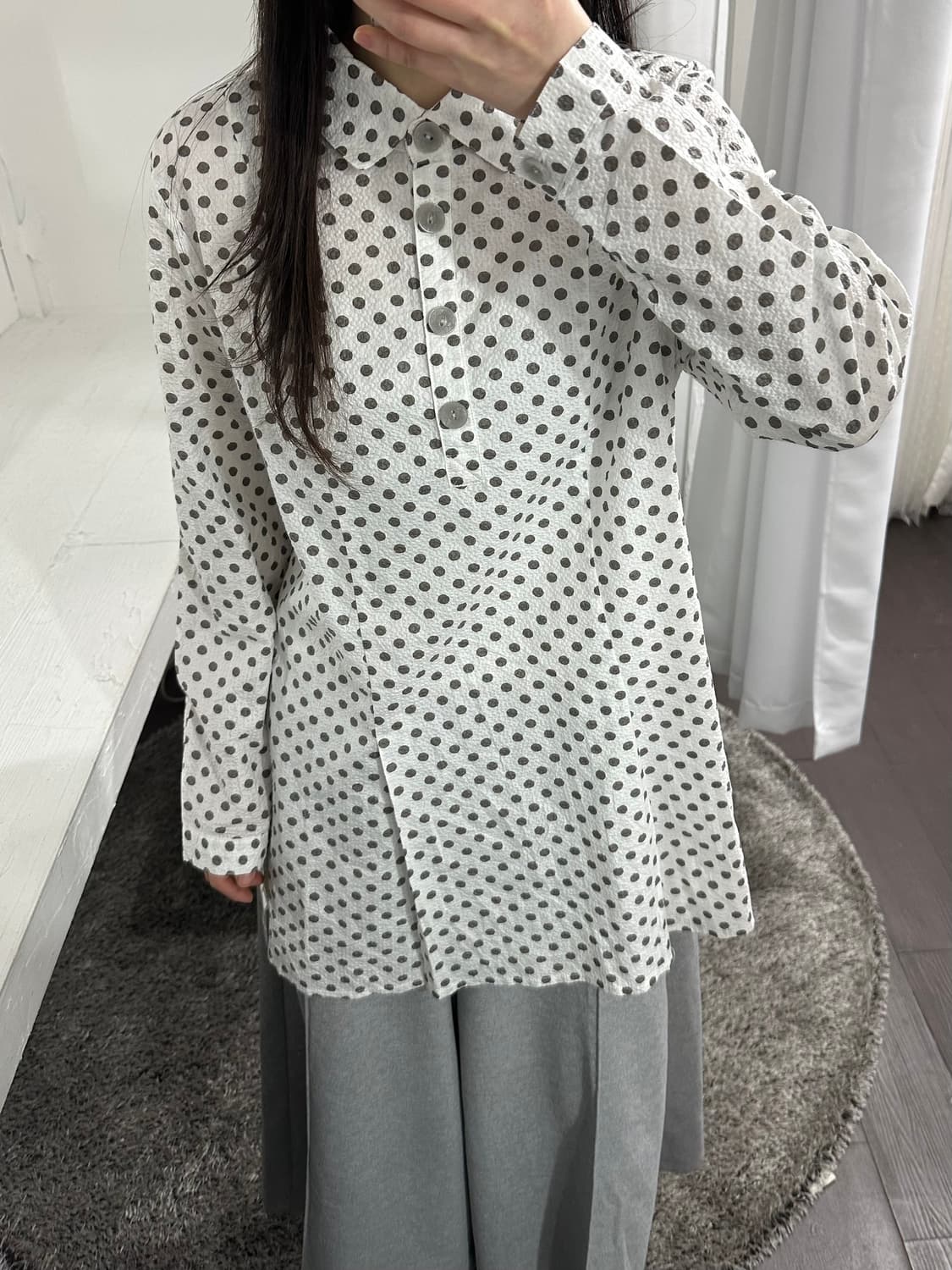 bon cilir dot blouse 상품이미지4