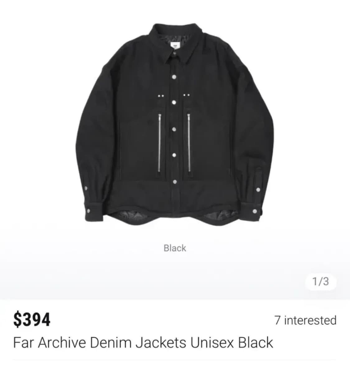 파아카이브 파프롬왓 데님 자켓 상품이미지1