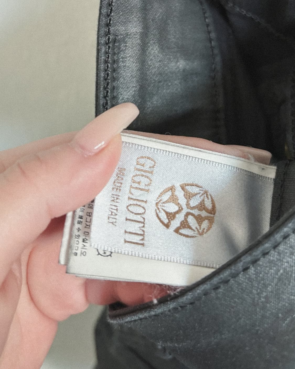 gigliotti 슬림핏 코팅진 상품이미지6