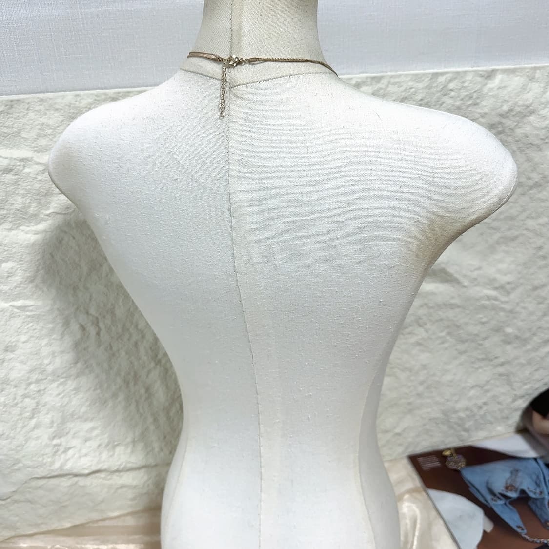 빈티지 스네이크체인 메탈 레이어드 목걸이 상품이미지3