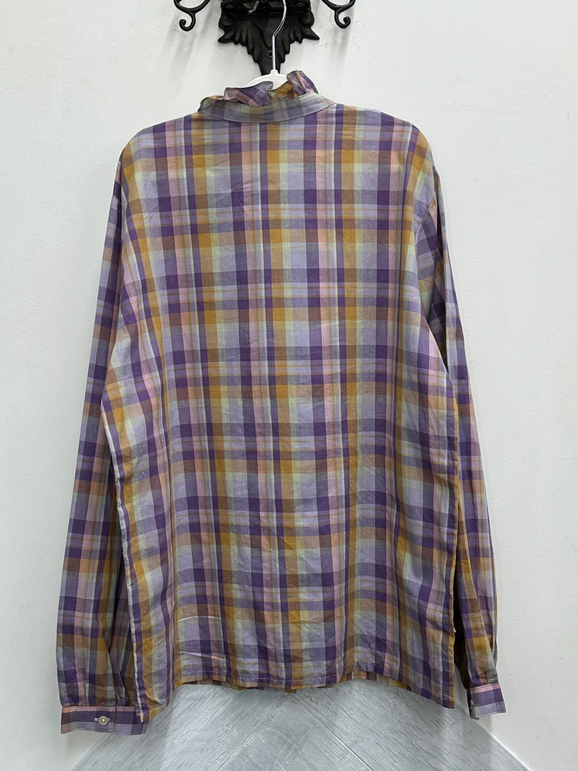 🔮슈슈룬 바닐라의 마법소녀 코디세트🔮 러블리 마계 체크 블라우스 상품이미지6