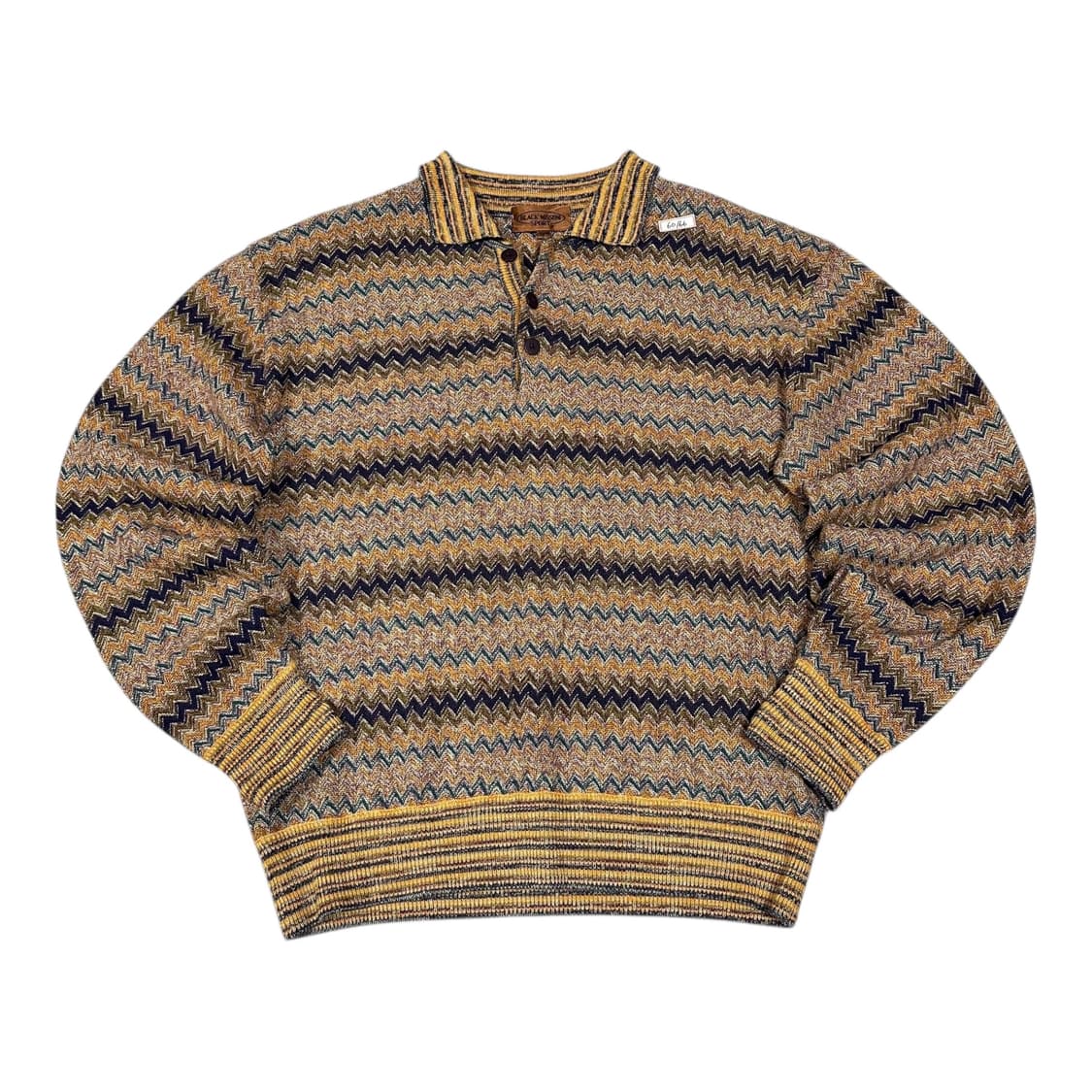 ✨ (바배) 미쏘니 카라넥 패턴 니트  상품이미지1