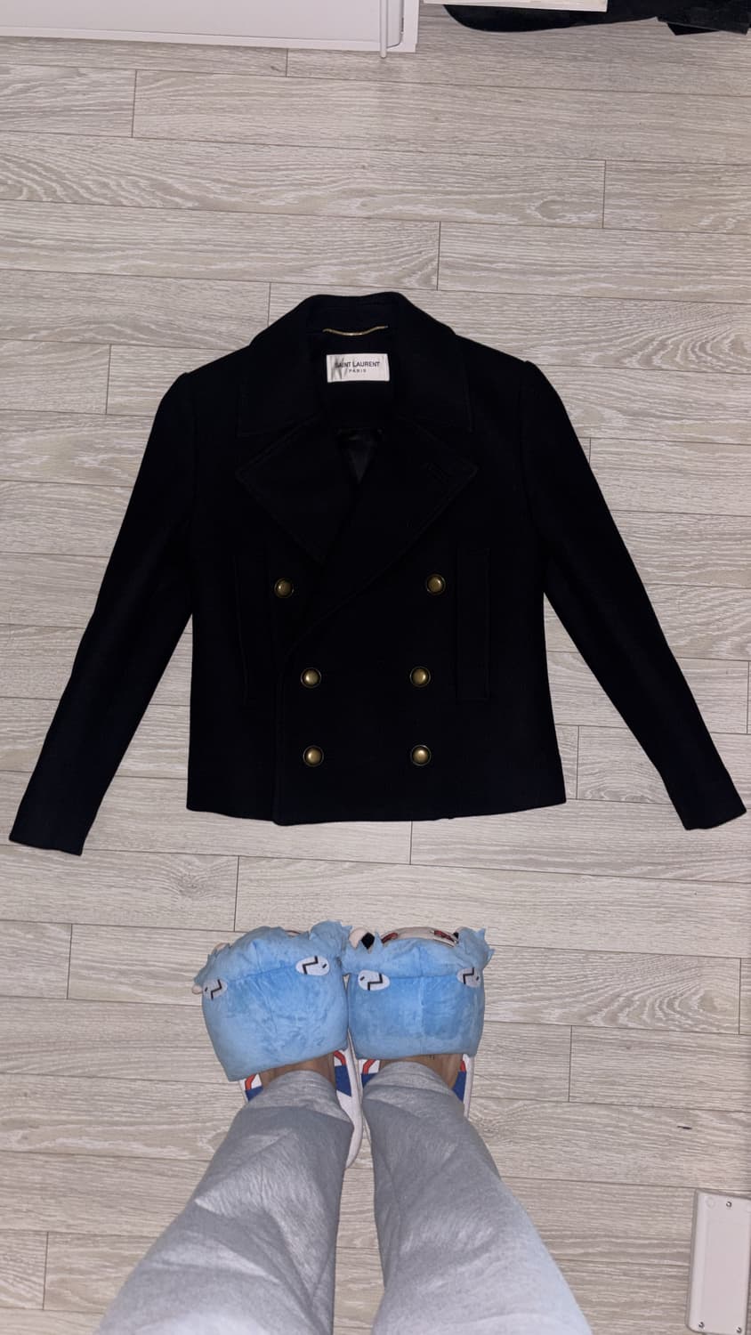 생로랑 피코트 숏코트 상품이미지1