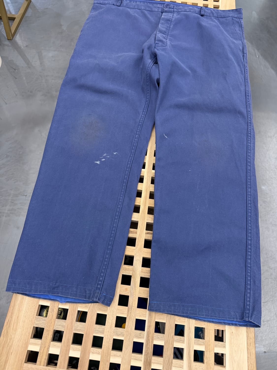 1990s LAFODEX DISTRESSED FADE 프렌치워크팬츠 상품이미지6