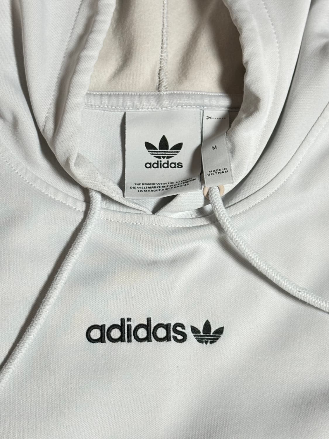 아디다스 - TNT 테이프 후디 CE1640 (화이트/M/남녀공용) 상품이미지3