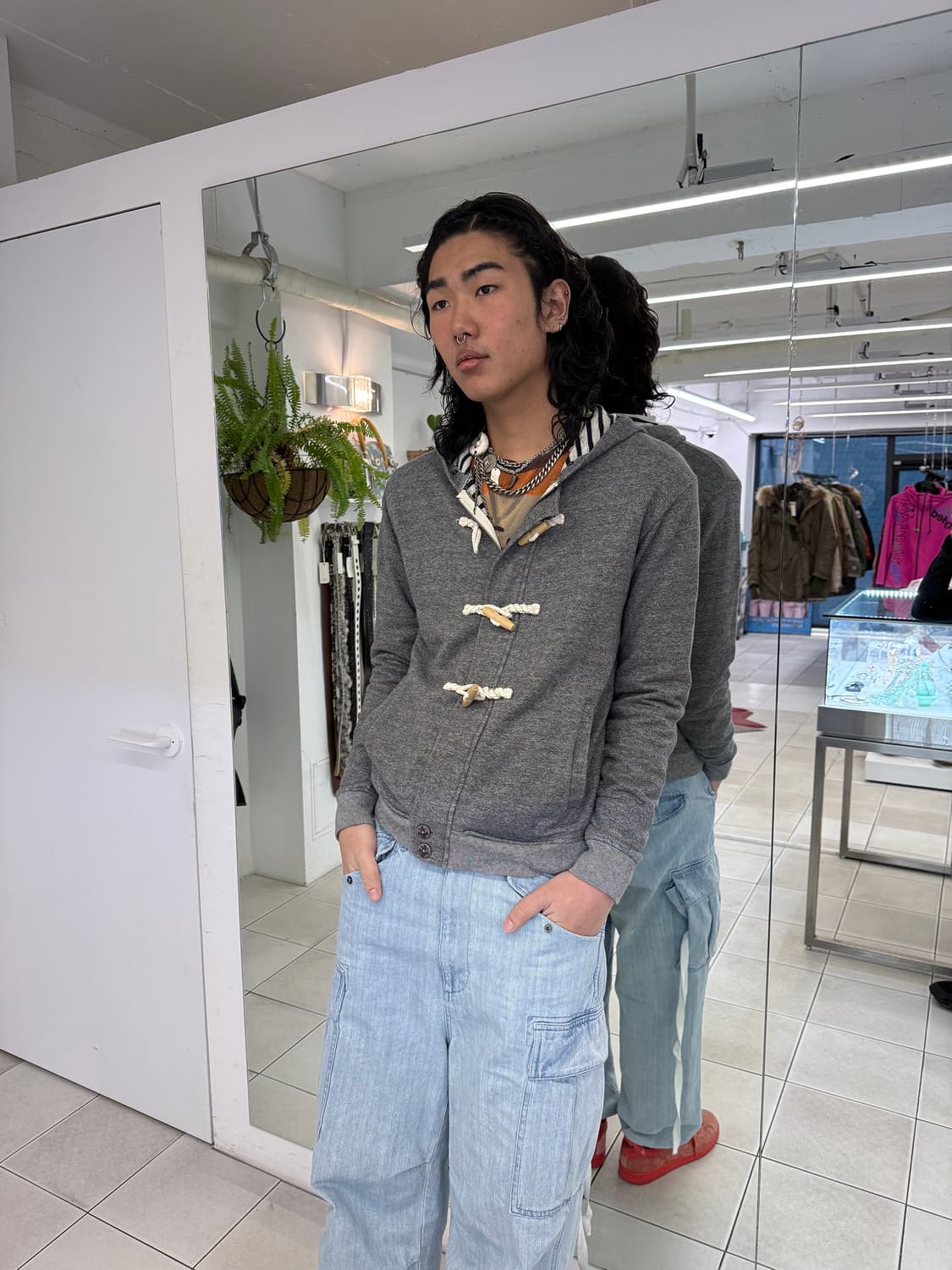 toggle button sweat jacket 상품이미지1