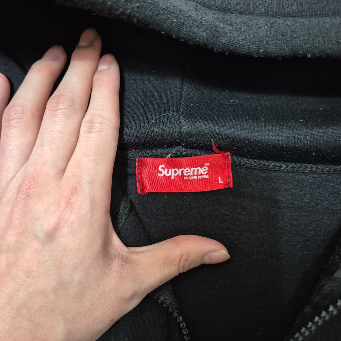 슈프림 박스 와펜로고 후드집업 상품이미지6