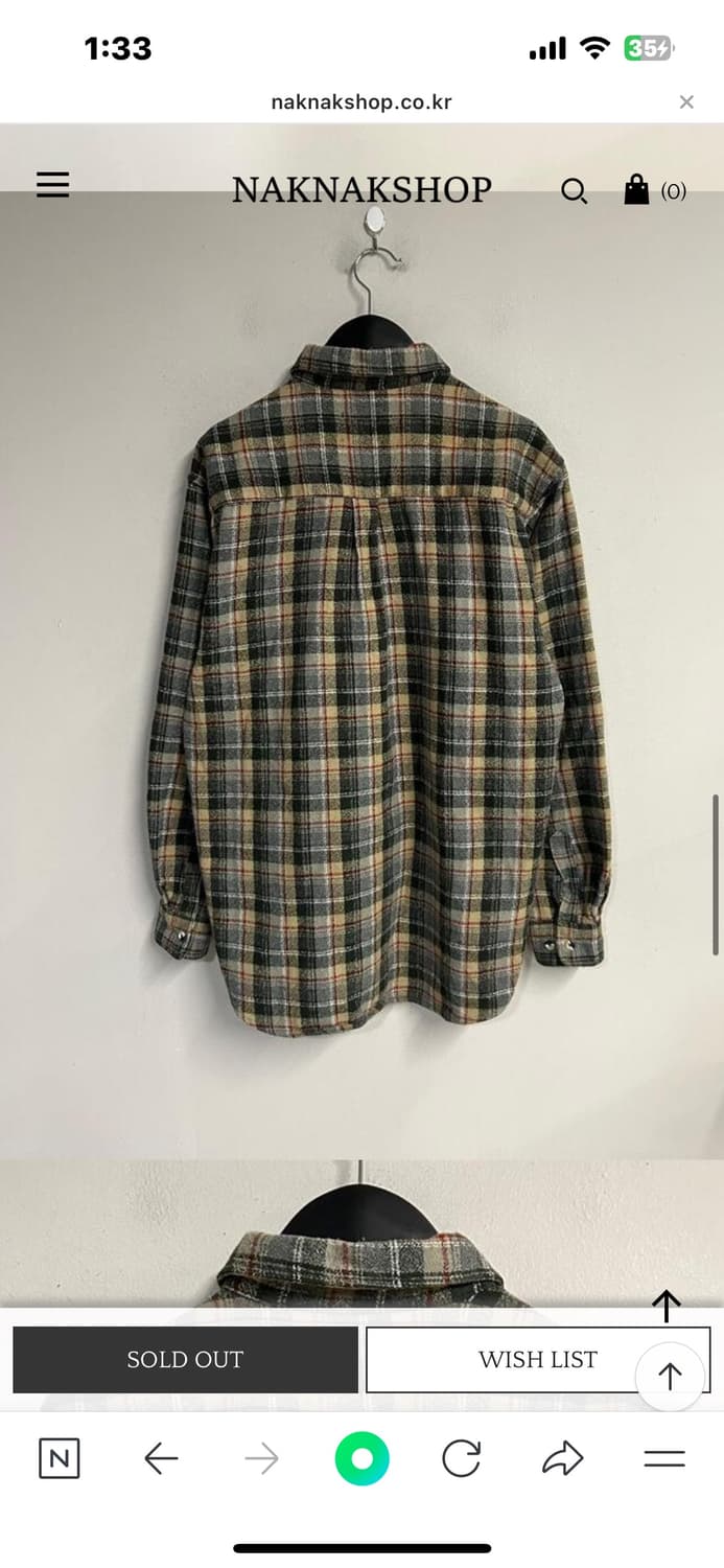 빈티지 셔츠 상품이미지2